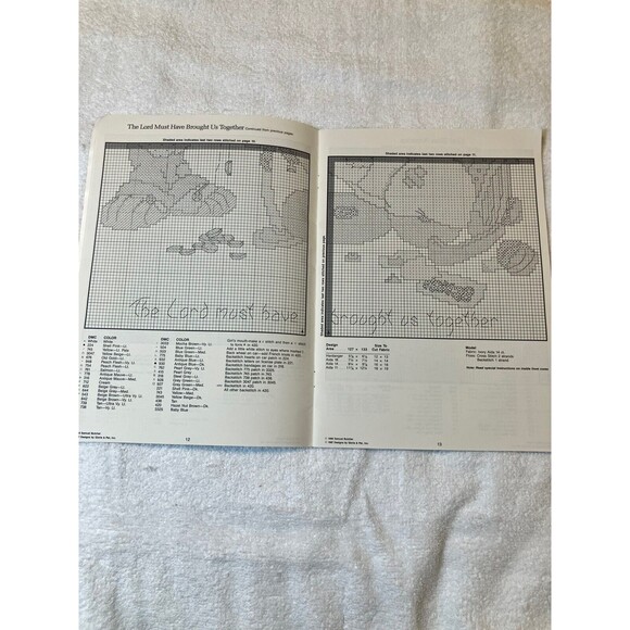 Precious Moments Pm 15 Patriotic UNCLE SAM Bible 1987 Cross Stitch Patterns 80s - Picture 4 of 4